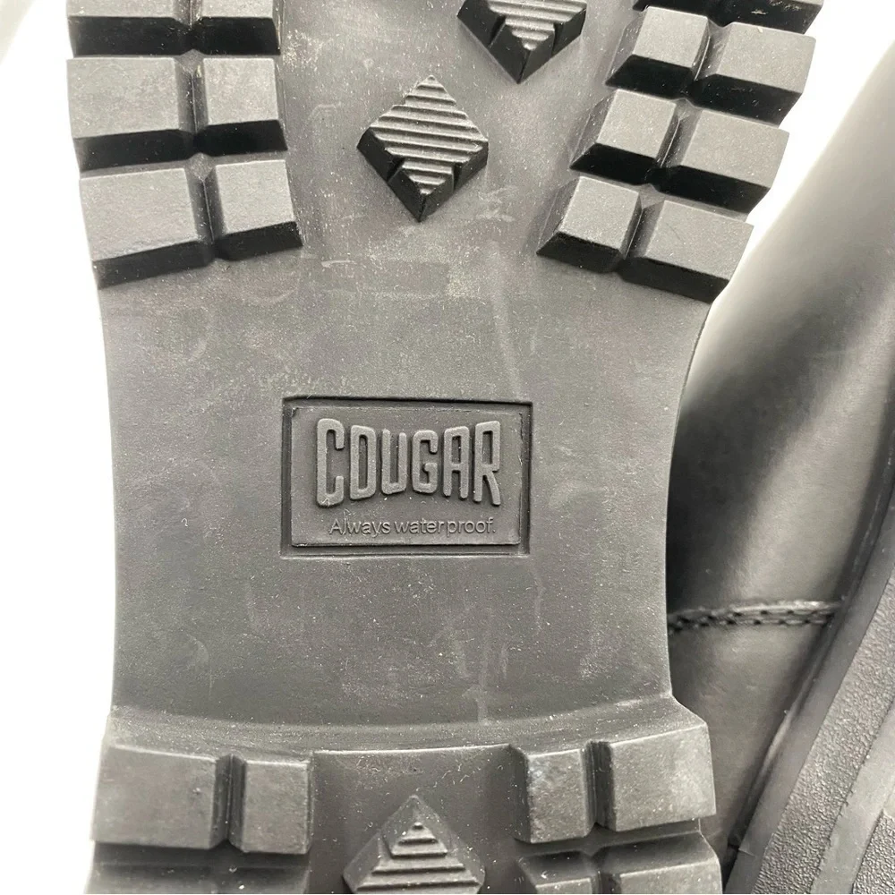 Cougar Women's Neptune Waterproof Knit Winter‎ Boots Black White Size 7 (NWOT)